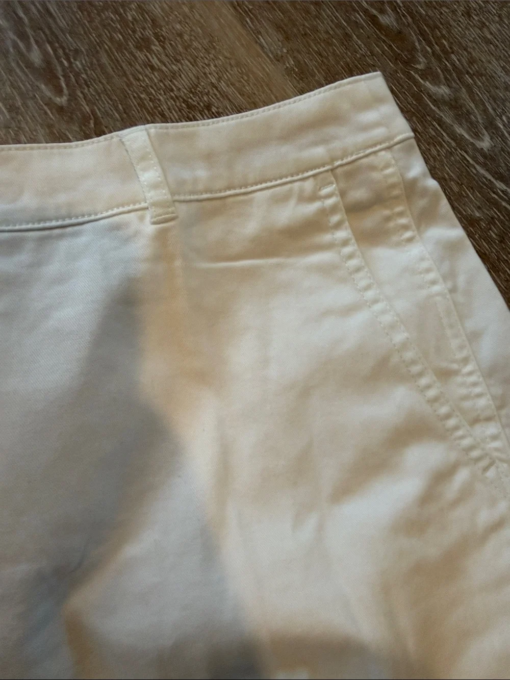 J. Crew White 4” heritage chino Shorts
